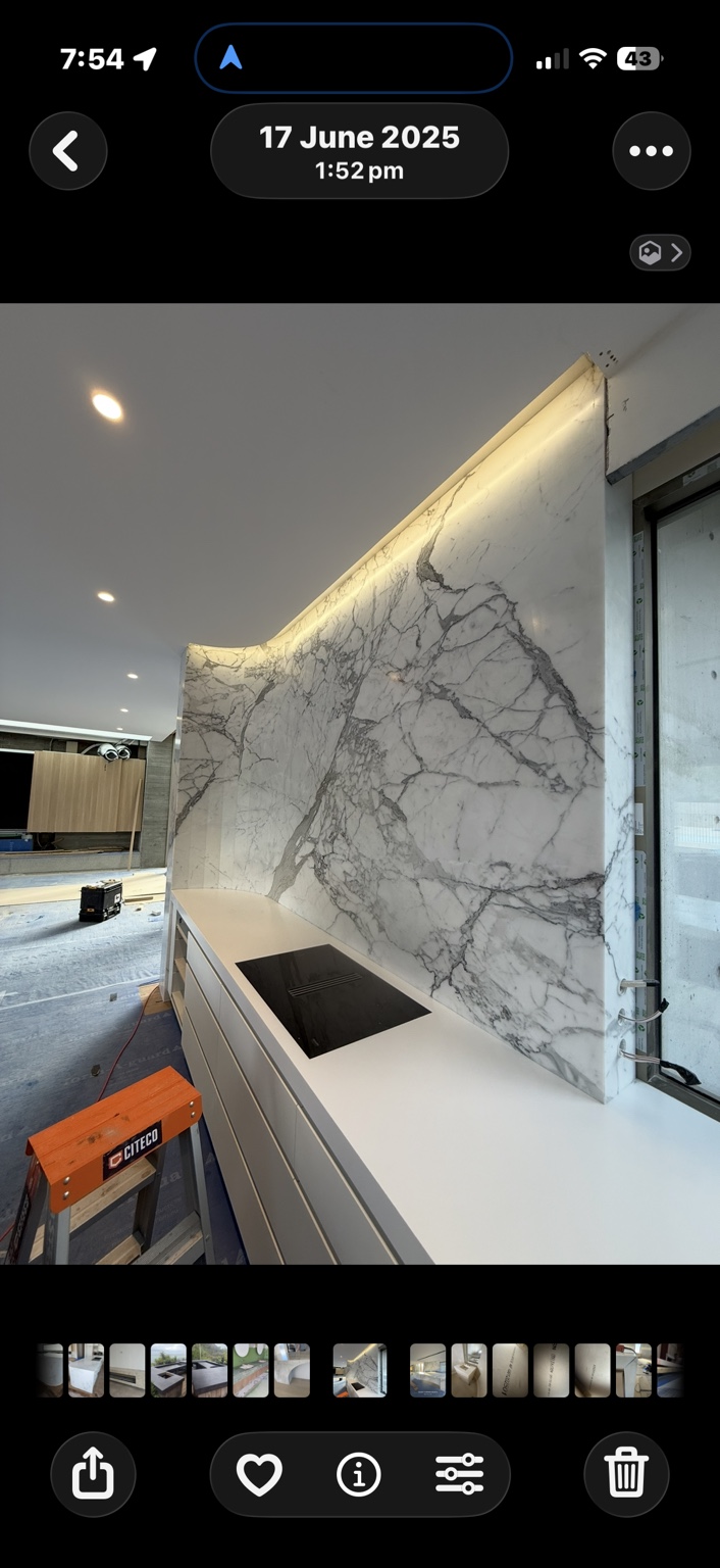 Stone installation